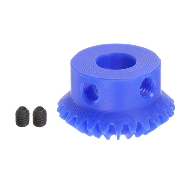 Harfington 1.0 Modulus 25 Teeth 6mm Inner Hole Plastic Tapered Bevel Gear