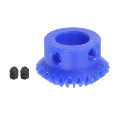 Harfington 1.0 Modulus 25 Teeth 12mm Inner Hole Plastic Tapered Bevel Gear