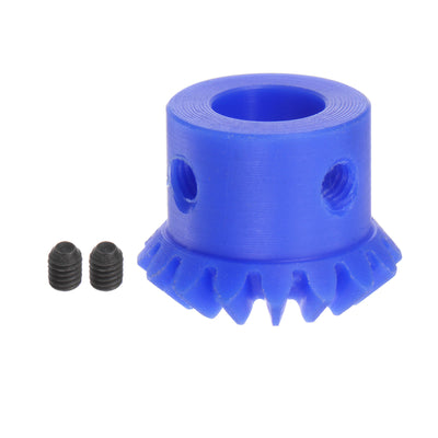 Harfington 1.5 Modulus 16 Teeth 8mm Inner Hole Plastic Tapered Bevel Gear