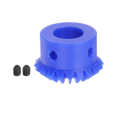 Harfington 1.5 Modulus 20 Teeth 12mm Inner Hole Plastic Tapered Bevel Gear