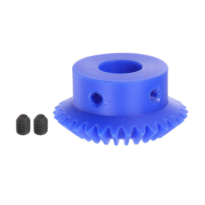 Harfington 1.5 Modulus 30 Teeth 14mm Inner Hole Plastic Tapered Bevel Gear