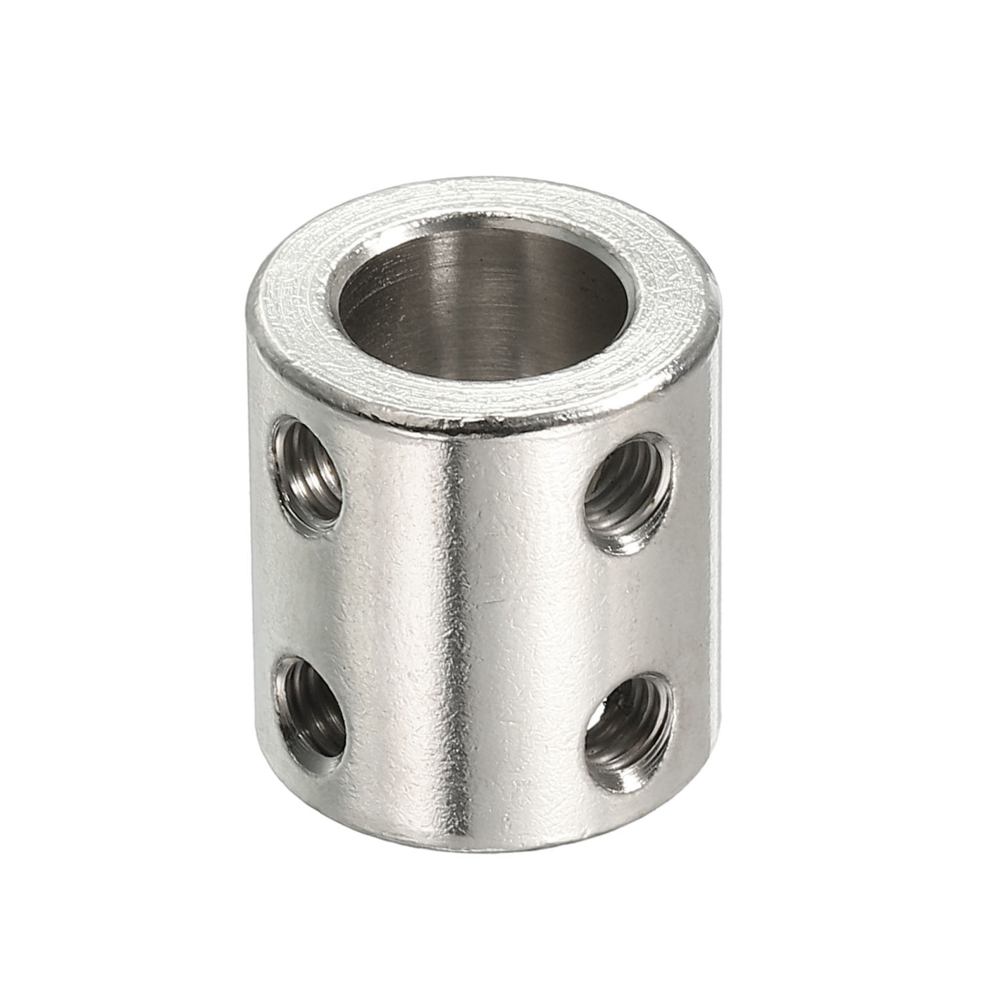 Harfington Shaft Coupler L22xD20 12mm Stainless Steel W Screw Silver 4Pack