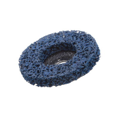 Harfington Strip Wheel Stripping Wheels 4"x5/8" for Angle Grinder Blue