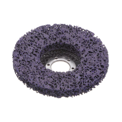 Harfington Strip Wheel Stripping Wheels 4.5"x7/8" for Angle Grinder Purple