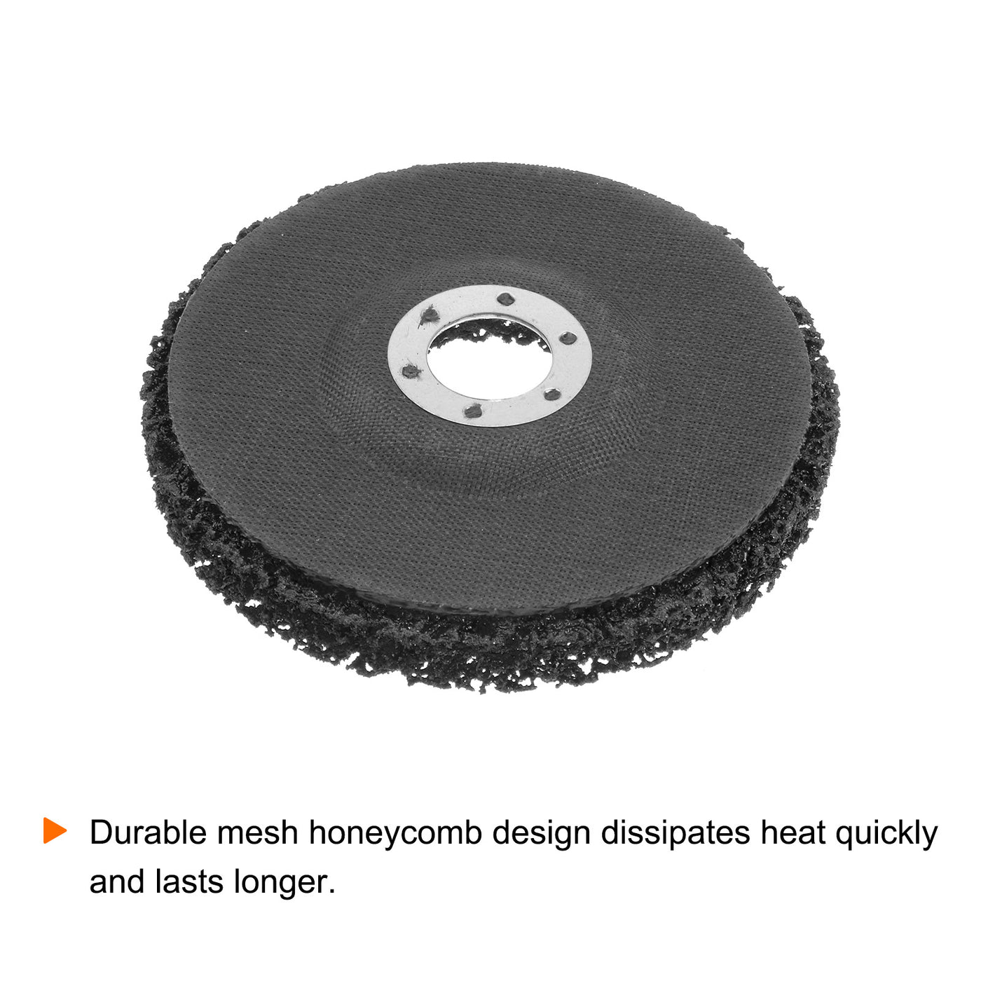 Harfington Strip Wheel Stripping Wheels 5"x7/8" for Angle Grinder Black