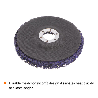 Harfington Strip Wheel Stripping Wheels 5"x7/8" for Angle Grinder Purple