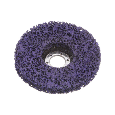 Harfington Strip Wheel Stripping Wheels 5"x7/8" for Angle Grinder Purple