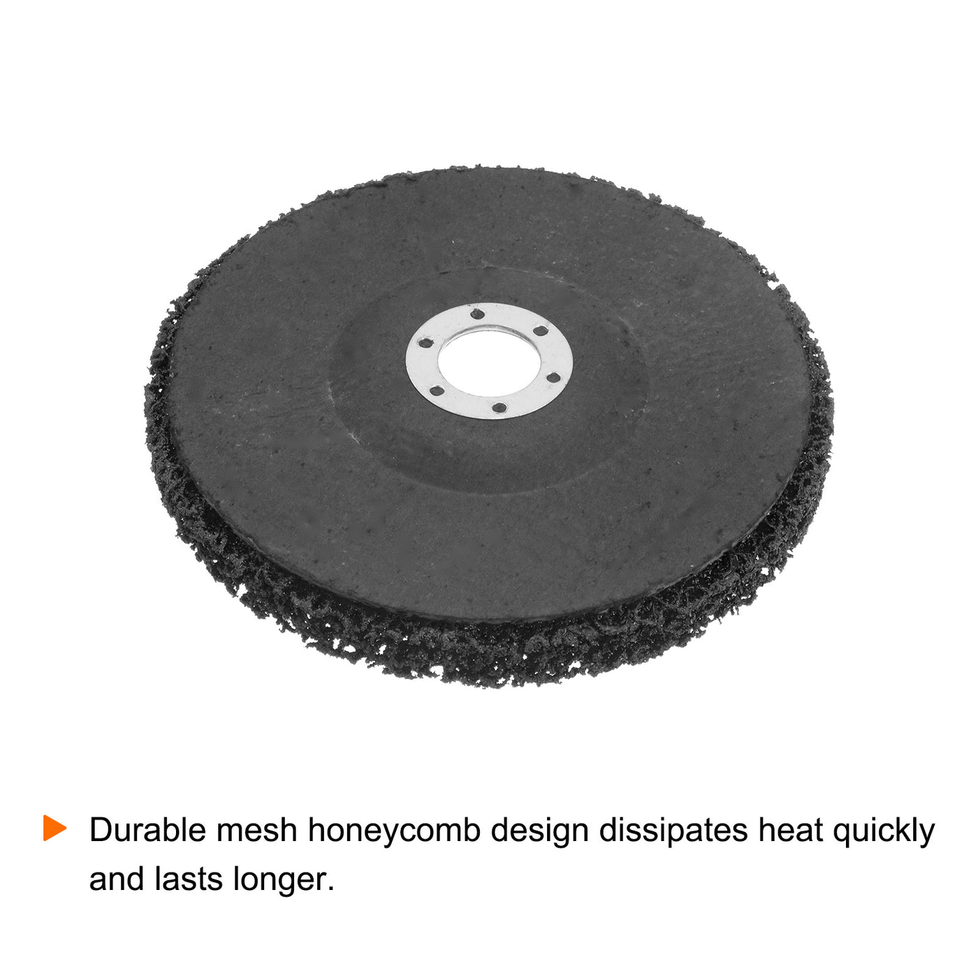 Harfington 2pcs Strip Wheel Stripping Wheels 6"x7/8" for Angle Grinder Black