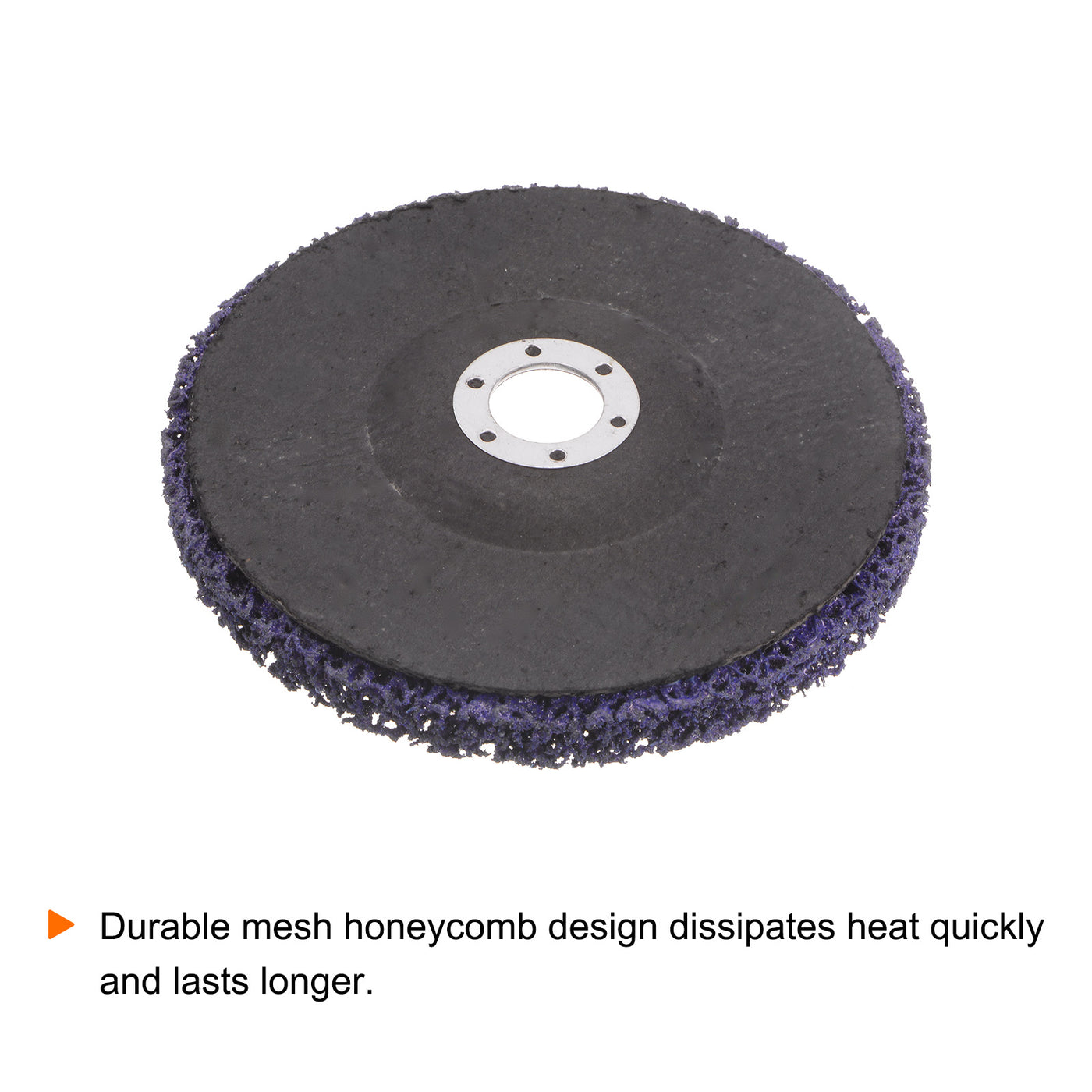 Harfington 2pcs Strip Wheel Stripping Wheels 6"x7/8" for Angle Grinder Purple