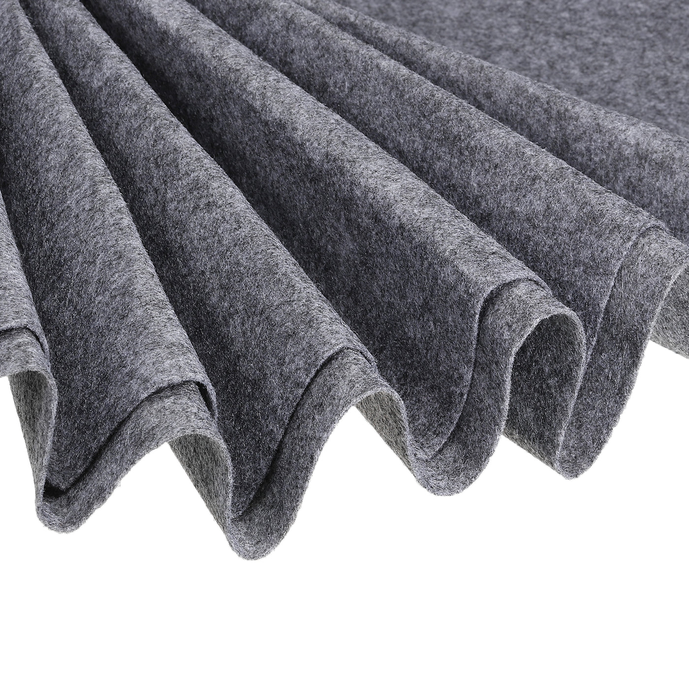 Harfington Acrylic Soft Felt Fabric Sheets Fiber Sheet Grey 39x39 Inch 1mm Thick