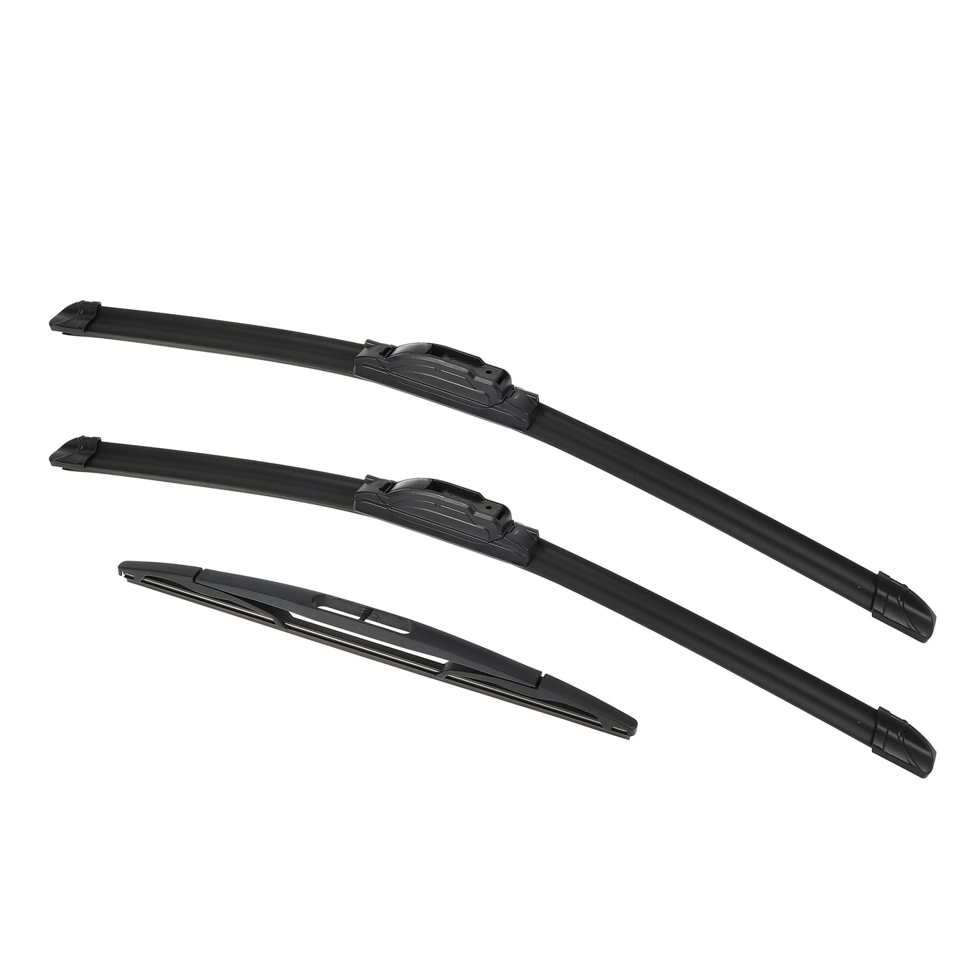 ACROPIX Front Rear Windshield Wiper Blade Set Car Wiper Blade Fit for GMC Yukon 2007-2014 - Pack of 3 Black