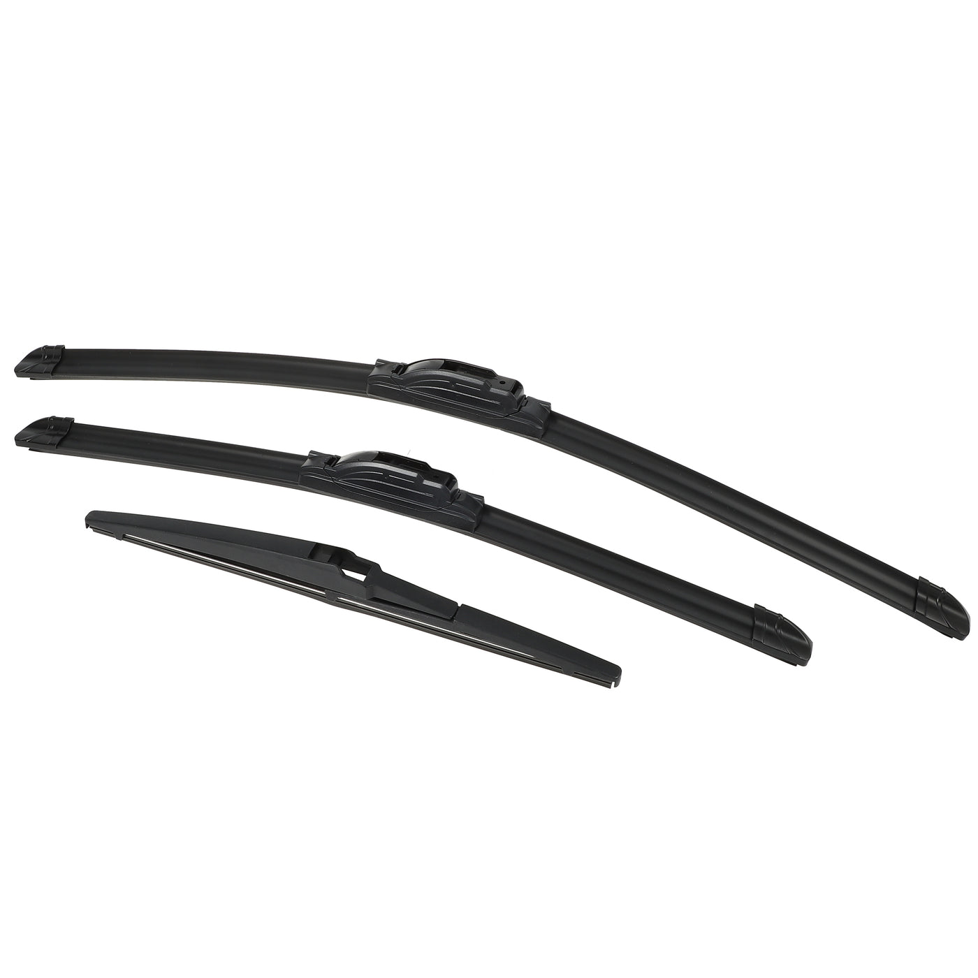 ACROPIX Front Rear Windshield Wiper Blade Kit Car Wiper Blade Fit for Dodge Journey 2010-2014 - Pack of 3 Black