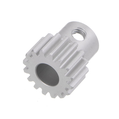 Harfington Step Spur Gear 8mm Inner Hole Pinion Gear 16T Mod 1 Aluminum Alloy Motor Gear