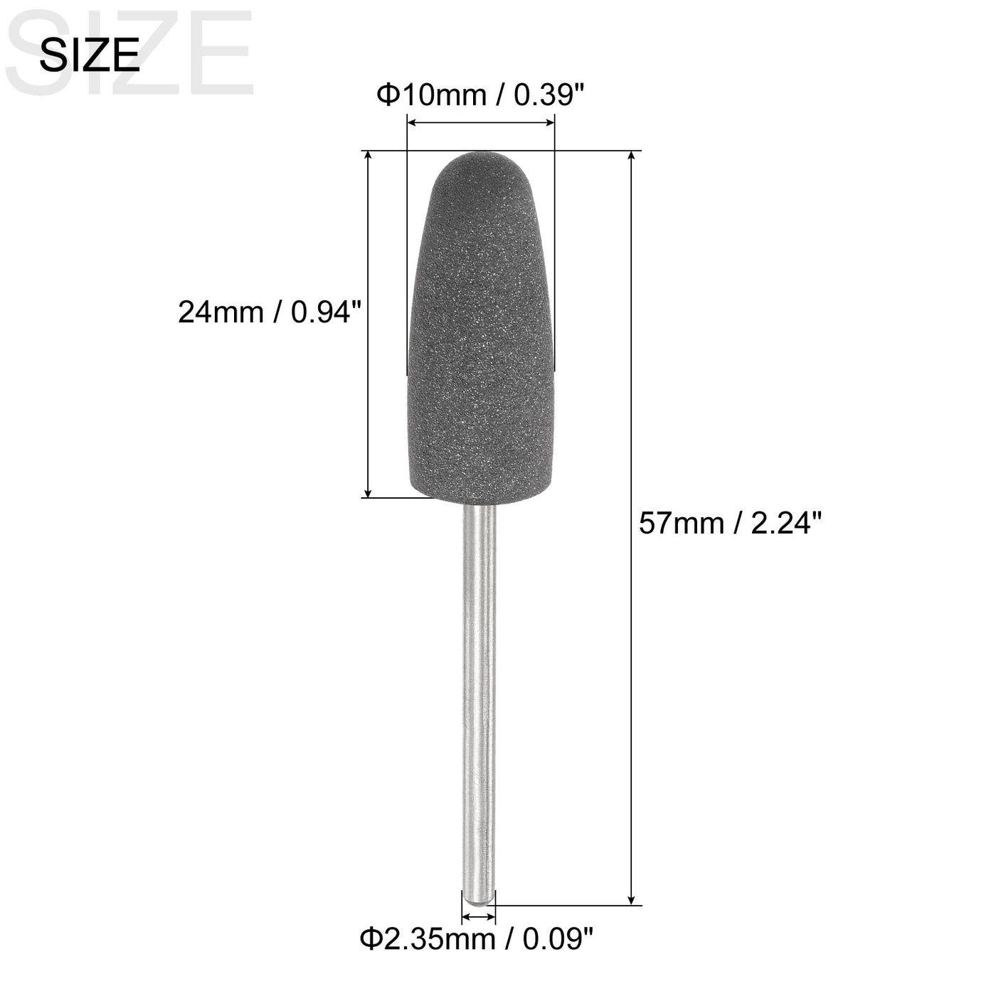 uxcell Uxcell Abrasive Mounted Stone Round Stone Grinding Head