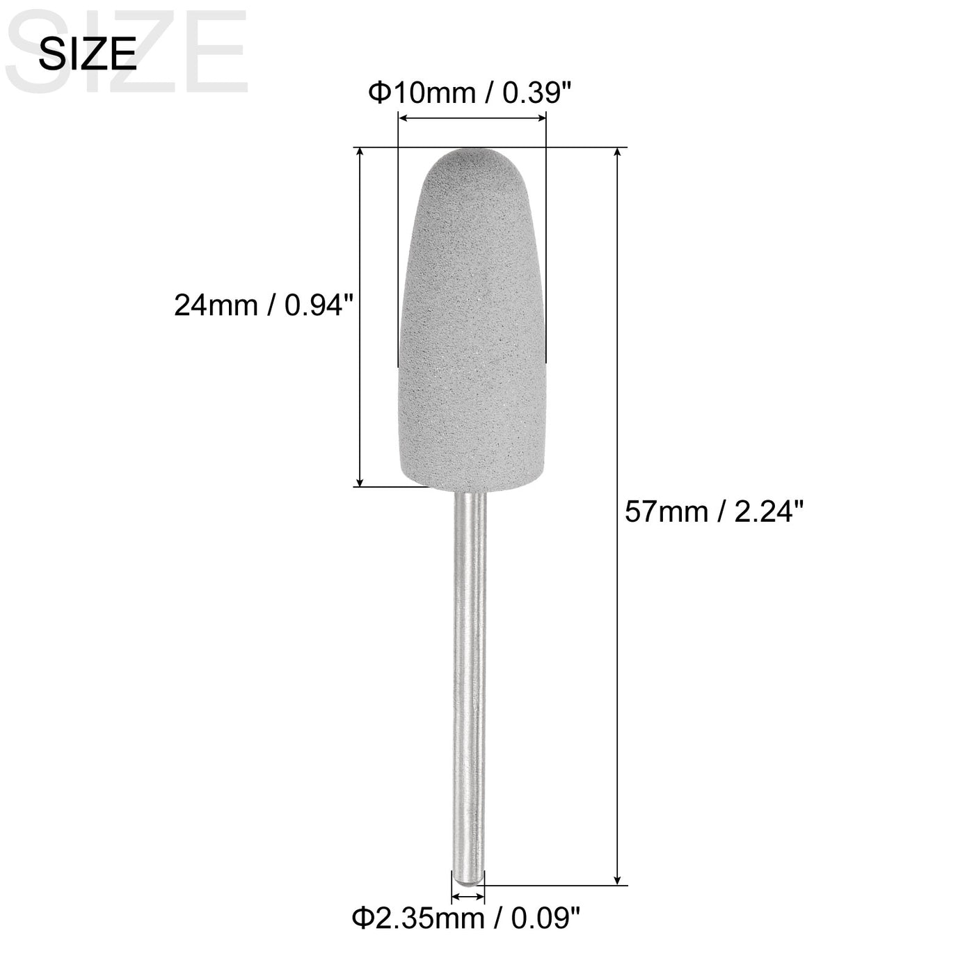 uxcell Uxcell Abrasive Mounted Stone Round Stone Grinding Head