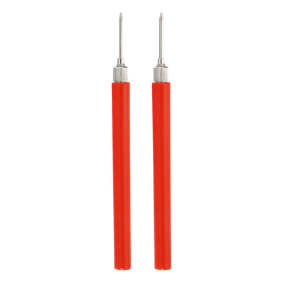 Harfington 2mm Test Probes, 4 Pcs Multimeter Test Lead Extention Pen Probe Pin Needle, Red