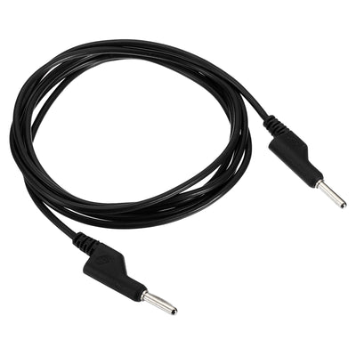 Harfington 2M Banana Plug to Banana Plug Test Leads, 3.5mm OD 1000V/20A 15AWG Cable, Black