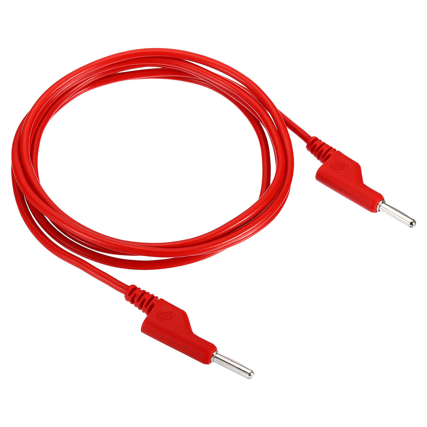 Harfington 2M Banana Plug to Banana Plug Test Leads, 4mm OD 1000V/20A 13AWG Cable, Red