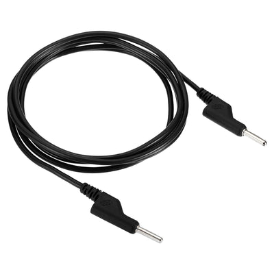 Harfington 2M Banana Plug to Banana Plug Test Leads, 4mm OD 1000V/20A 13AWG Cable, Black