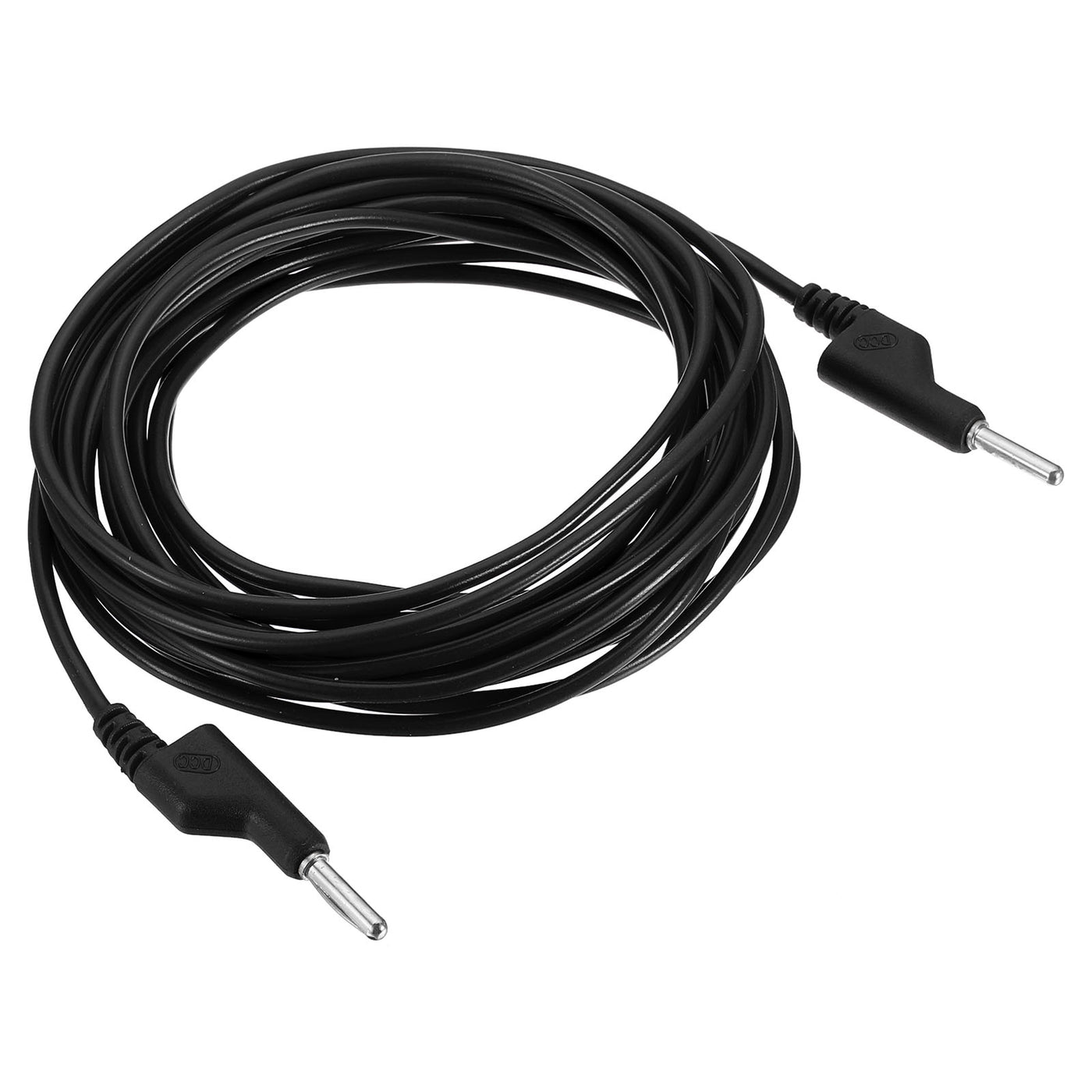 Harfington 5M Banana Plug to Banana Plug Test Leads, 3.5mm OD 1000V/20A 15AWG Cable, Black