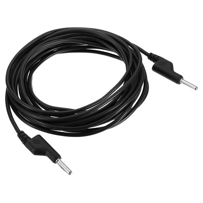 Harfington 5M Banana Plug to Banana Plug Test Leads, 3.5mm OD 1000V/20A 15AWG Cable, Black