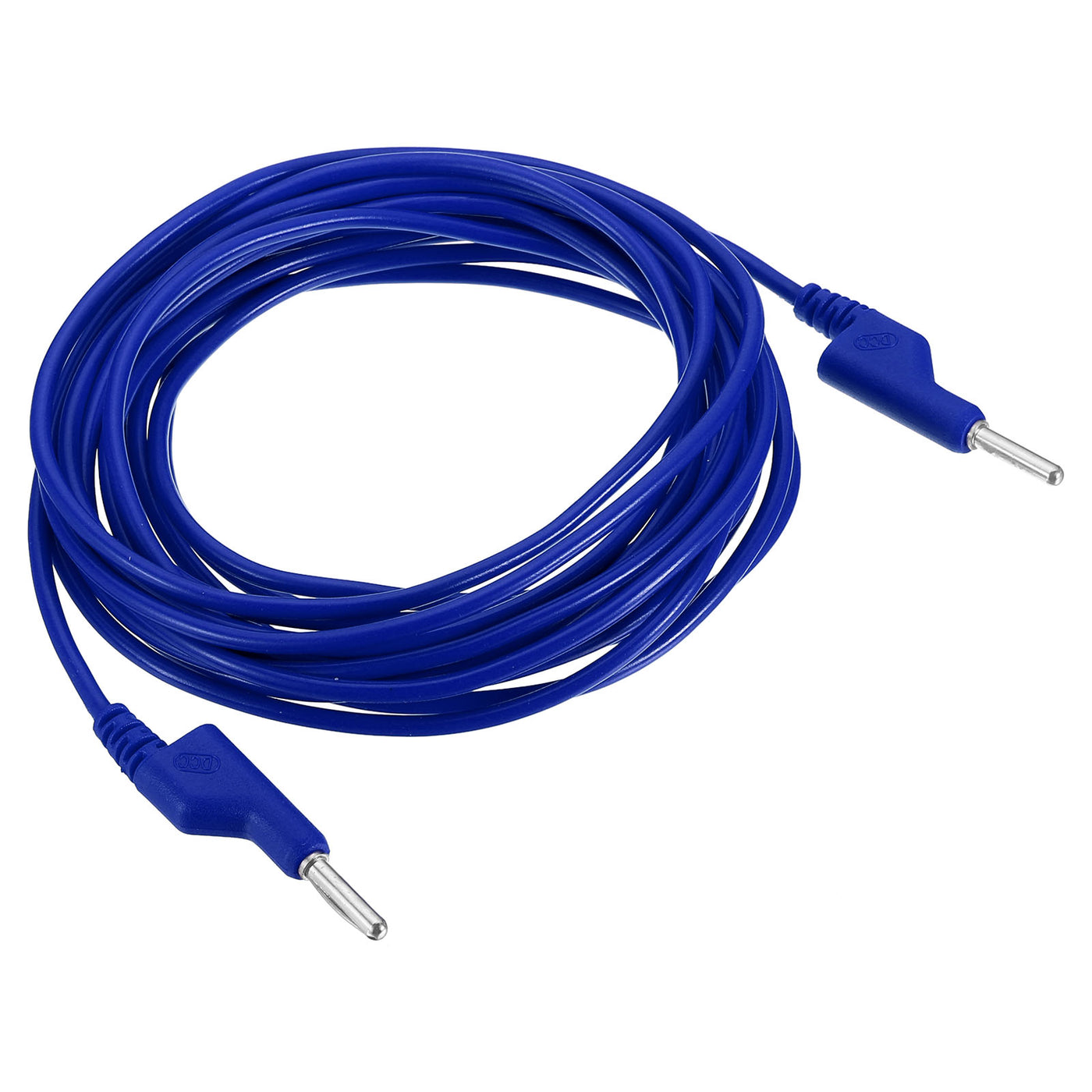 Harfington 5M Banana Plug to Banana Plug Test Leads, 3.5mm OD 1000V/20A 15AWG Cable, Blue