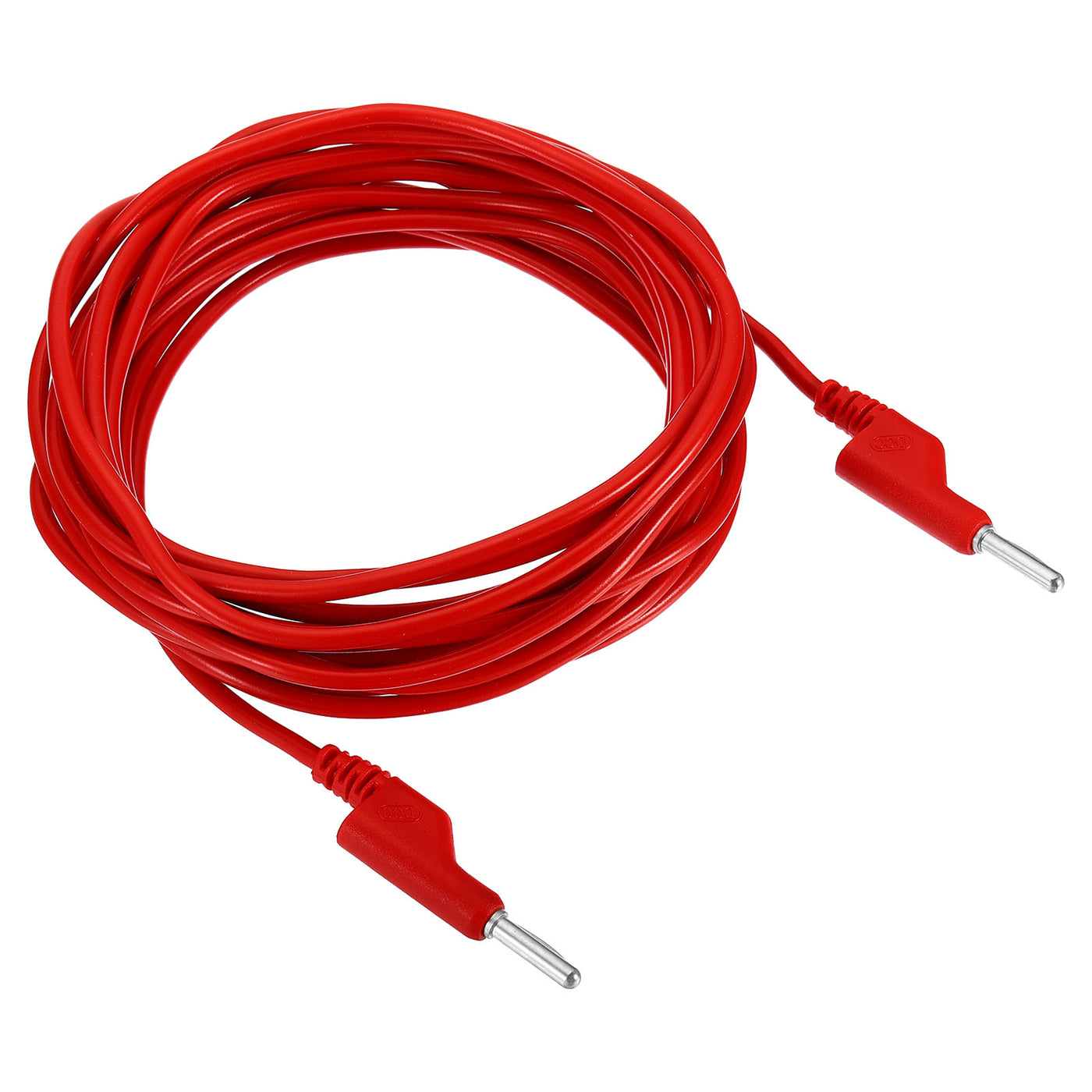 Harfington 5M Banana Plug to Banana Plug Test Leads, 4mm OD 1000V/20A 13AWG Cable, Red