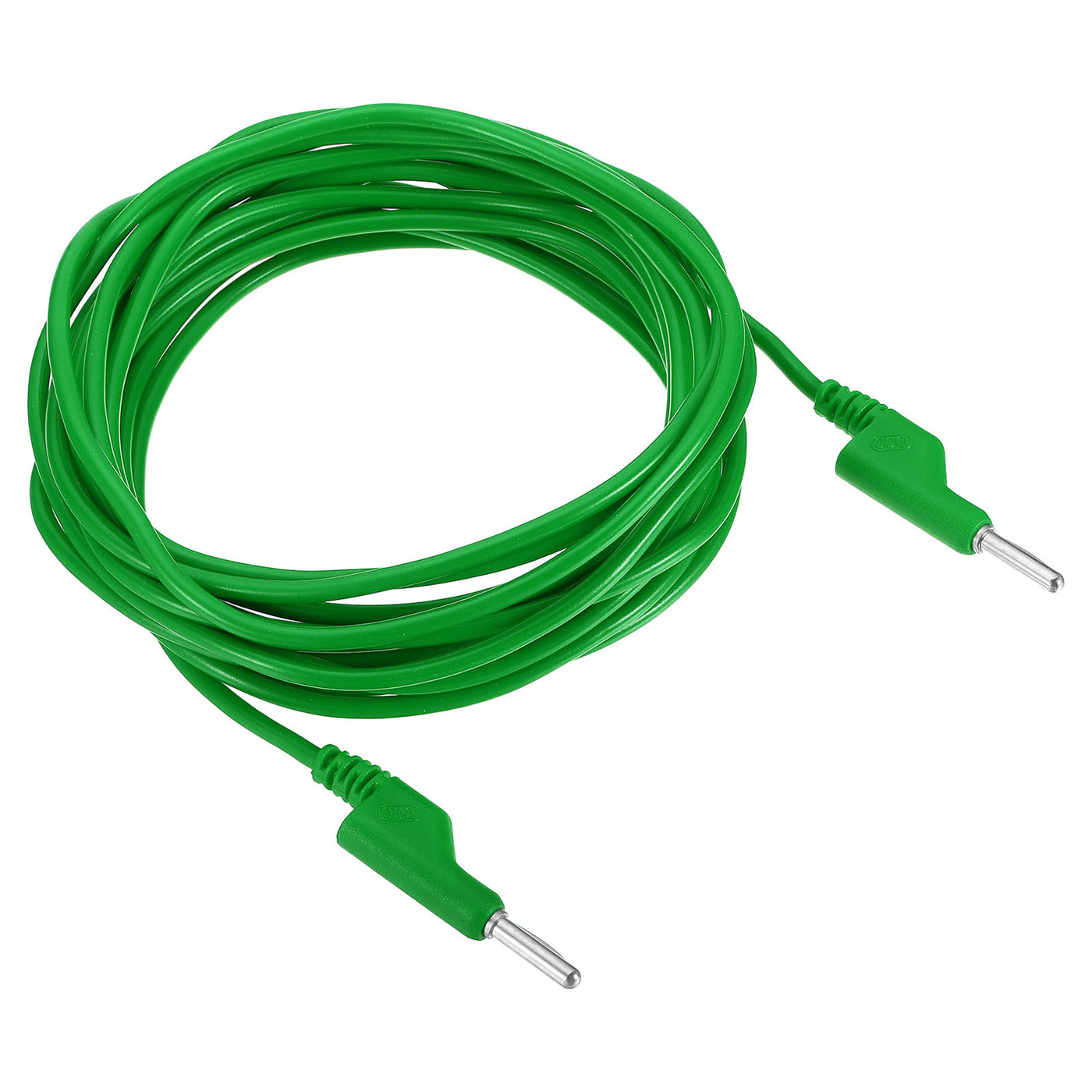 Harfington 5M Banana Plug to Banana Plug Test Leads, 4mm OD 1000V/20A 13AWG Cable, Green