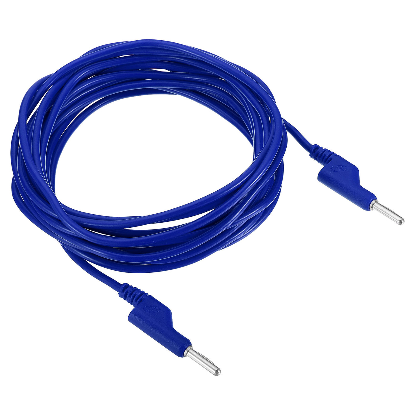 Harfington 5M Banana Plug to Banana Plug Test Leads, 4mm OD 1000V/20A 13AWG Cable, Blue