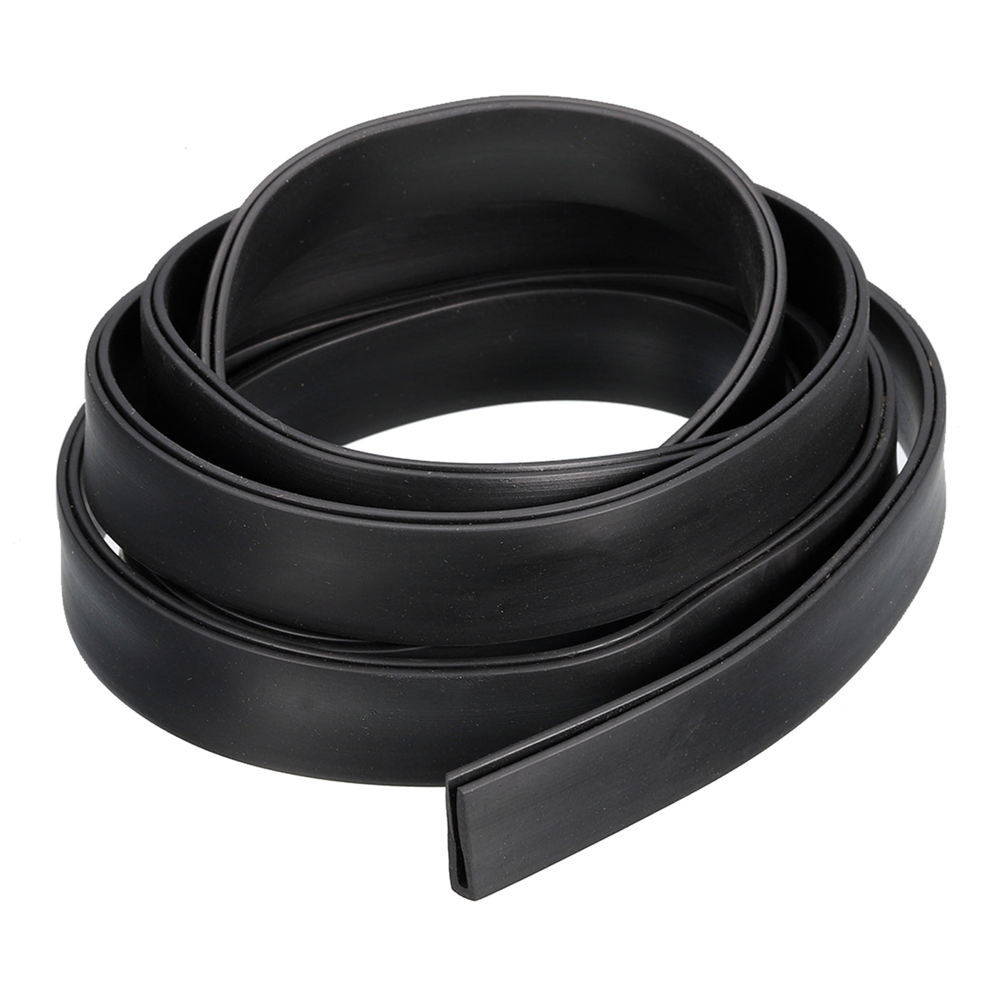 uxcell Uxcell U Channel Edge Trim, 4.9ft Length Rubber Guard Seal Strip Edge Protector Flat Fit for 0.5-1mm Edge, (5/32" W x 43/64" H) Black