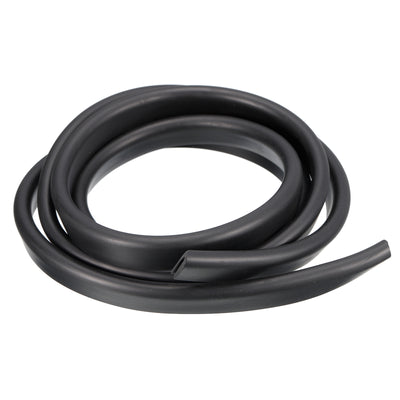 Harfington Uxcell U Channel Edge Trim, 4.9ft Length Rubber Guard Seal Strip Edge Protector Fit for 1.5-2mm Edge, (5/16" W x 19/32" H) Black