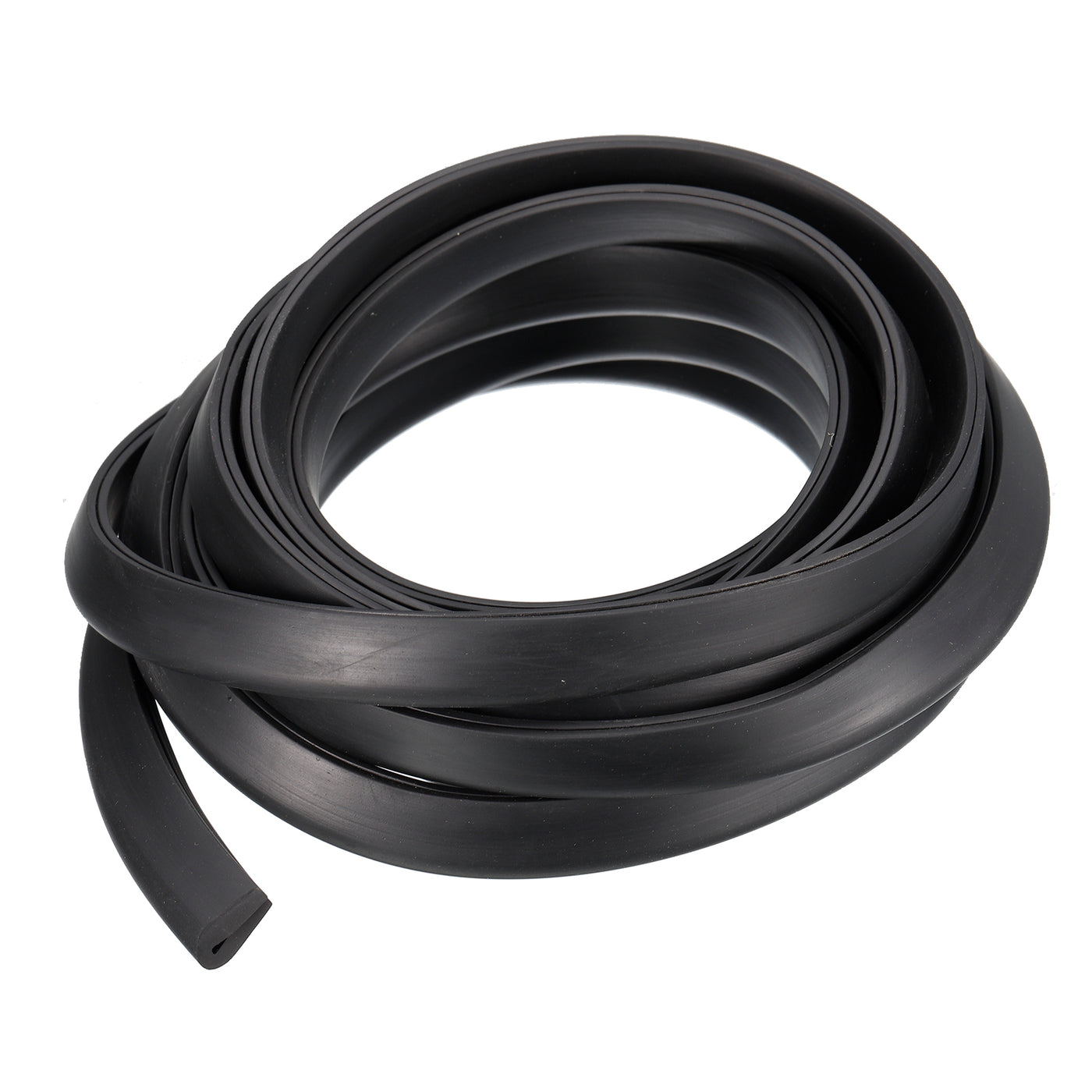 uxcell Uxcell U Channel Edge Trim, 11.5ft Length Rubber Guard Seal Strip Edge Protector Fit for 1.5-2mm Edge, (5/16" W x 19/32" H) Black