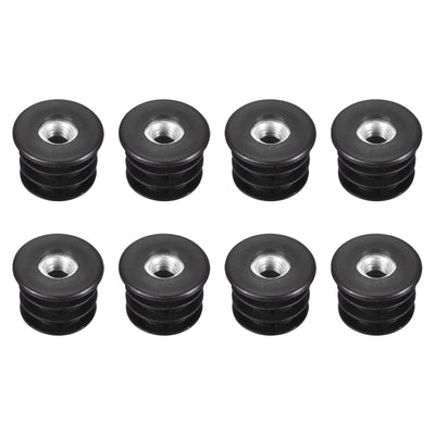 Harfington Uxcell 8Pcs Caster Insert with Thread, 25mm/0.98" M8 Thread for Furniture