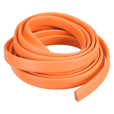 uxcell Uxcell U Channel Edge Trim, 6.5ft Length Rubber Guard Seal Strip Edge Protector Fit for 1-2mm Edge, (7/32" W x 15/32" H) Orange