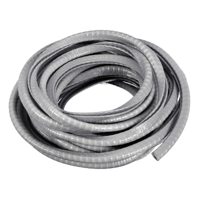 uxcell Uxcell U Channel Edge Trim, 19.7ft Length Rubber Guard Seal Strip Edge Protector Fit for 0.3-1.5mm Edge, (15/64" W x 5/16" H) Gray