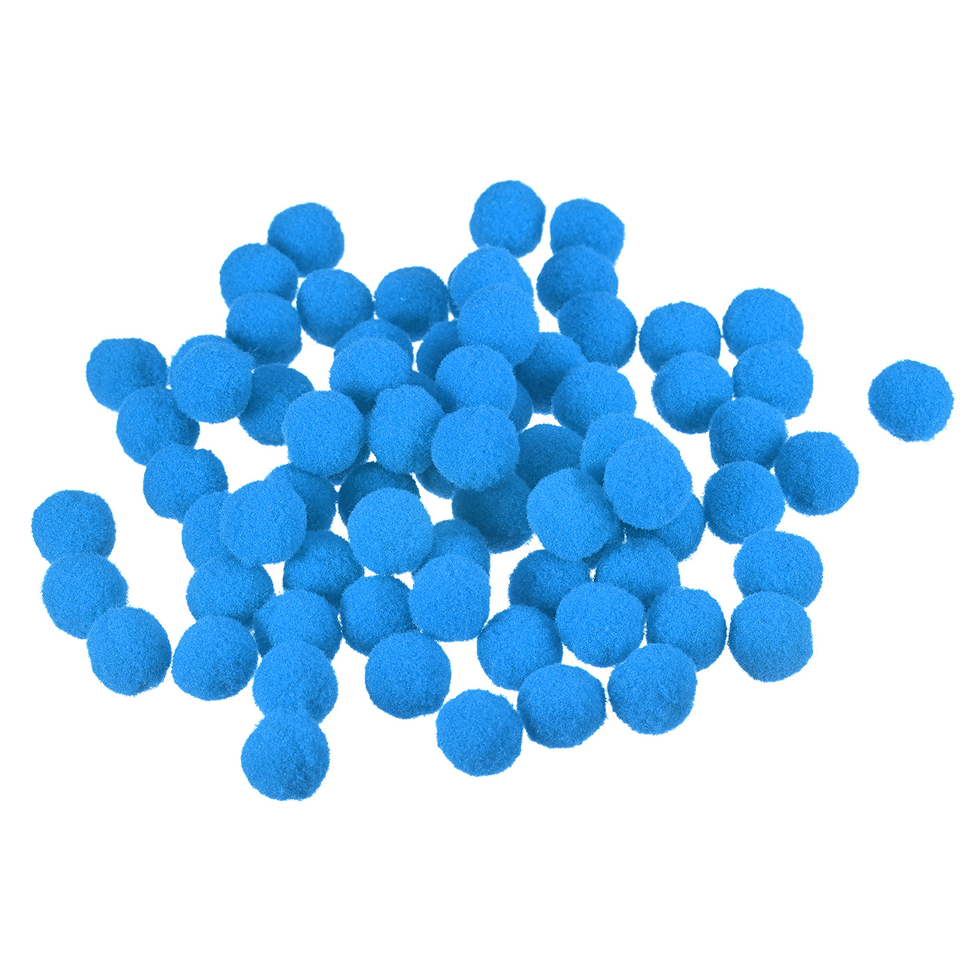 Harfington Pom Felt Balls Fabric 1.5cm 15mm Blue for Craft Project DIY 300 Pcs