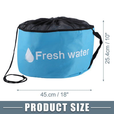 Harfington RV Sewer Hose Storage Bag Waterproof RV Hose Storage Bag RV Accessories Bag Camper Utility Bag Blue