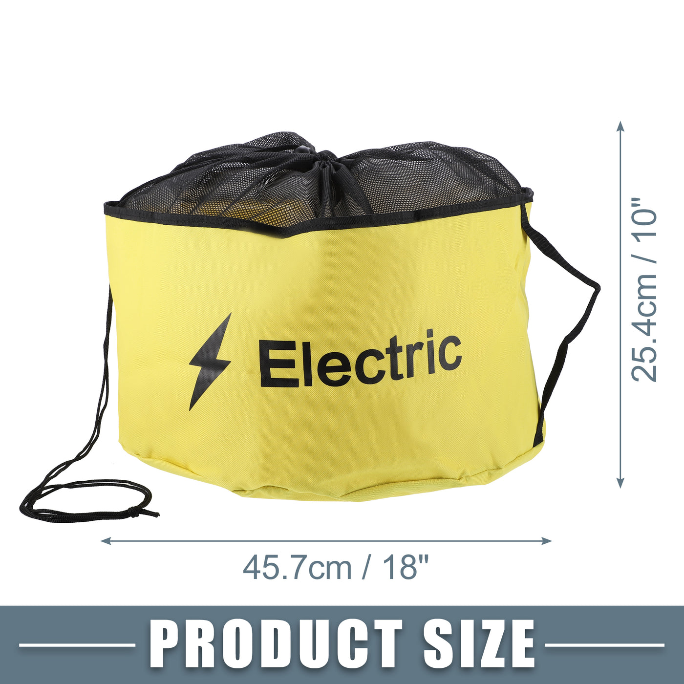 A ABSOPRO RV Sewer Hose Storage Bag Waterproof RV Hose Storage Bag RV Accessories Bag Camper Utility Bag Yellow