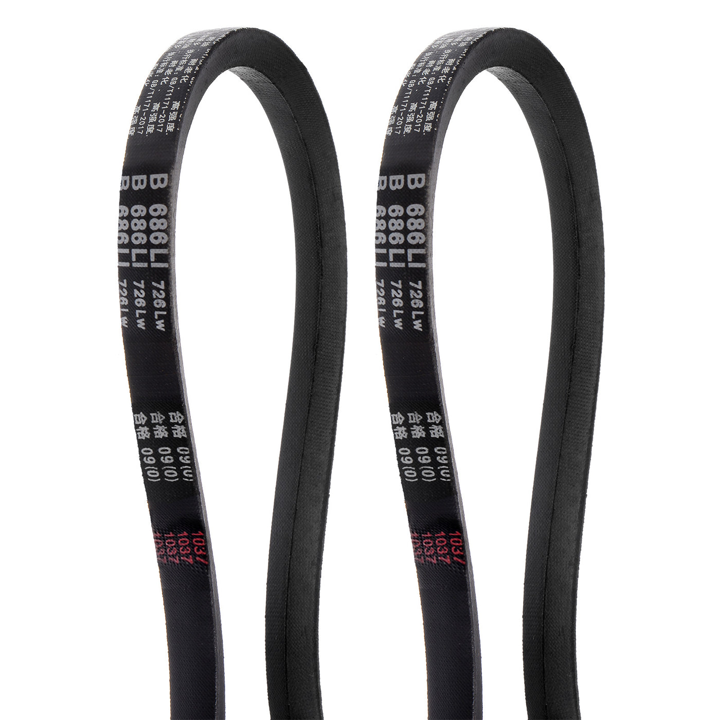 Harfington V-Belts Drive Belt Inner Girth Rubber Belts for Power Transmission