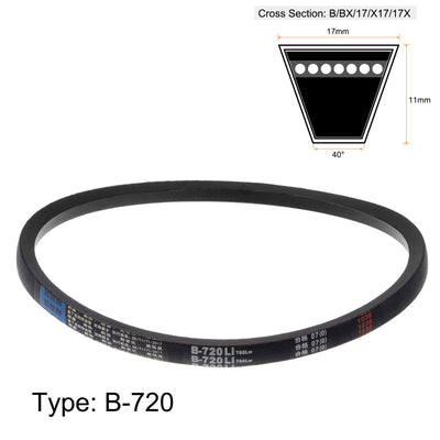 Harfington V-Belts Drive Belt Inner Girth Rubber Belts for Power Transmission