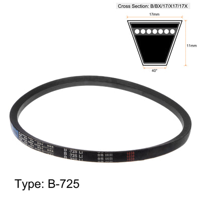 Harfington V-Belts Drive Belt Inner Girth Rubber Belts for Power Transmission