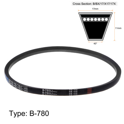 Harfington V-Belts Drive Belt Inner Girth Rubber Belts for Power Transmission