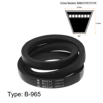 Harfington V-Belts Drive Belt Inner Girth Rubber Belts for Power Transmission