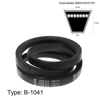 Harfington V-Belts Drive Belt Inner Girth Rubber Belts for Power Transmission