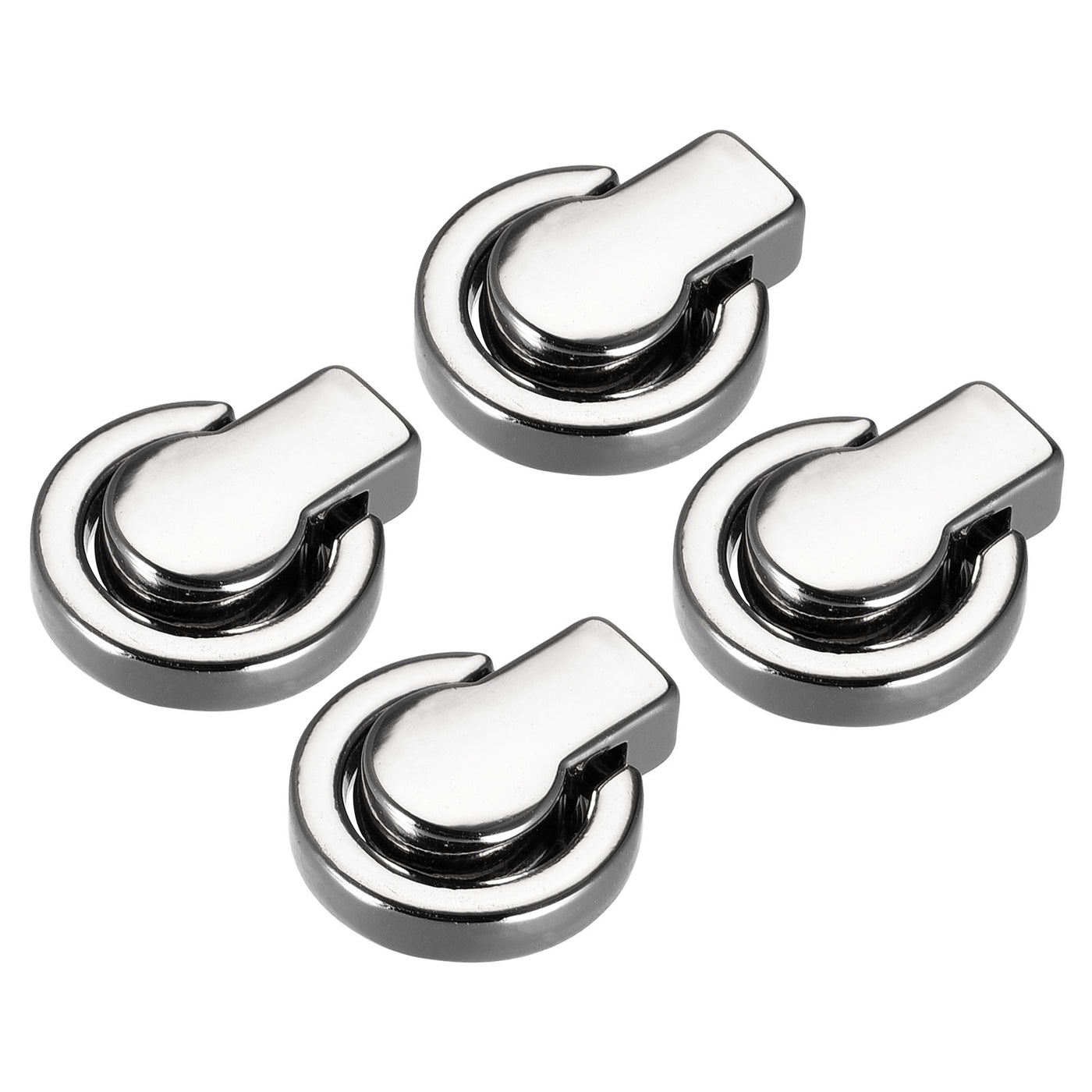 uxcell Uxcell 4Pcs Ball Stud Rivet Screw Ball Post Head Buttons for DIY Leather Craft, Silver