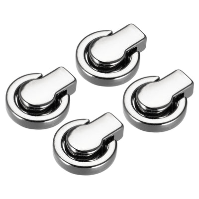 Harfington Uxcell 4Pcs Ball Stud Rivet Screw Ball Post Head Buttons for DIY Leather Craft, Silver