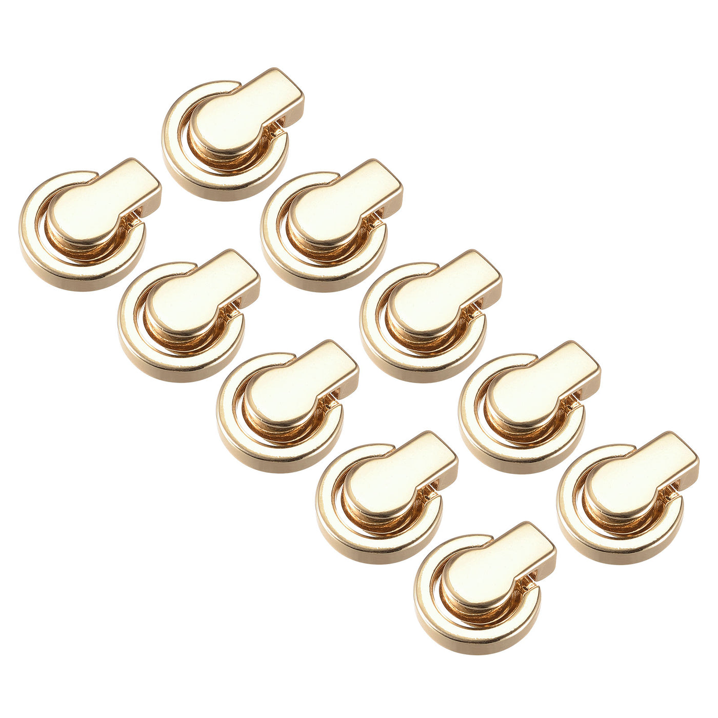 uxcell Uxcell 20Pcs Ball Stud Rivet Screw Ball Post Head Buttons for DIY Leather Craft, Gold