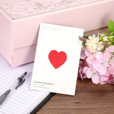 Harfington Heart Shaped Sticker 1" Self-Adhesive Love Label Dark Pink 1000 Pcs