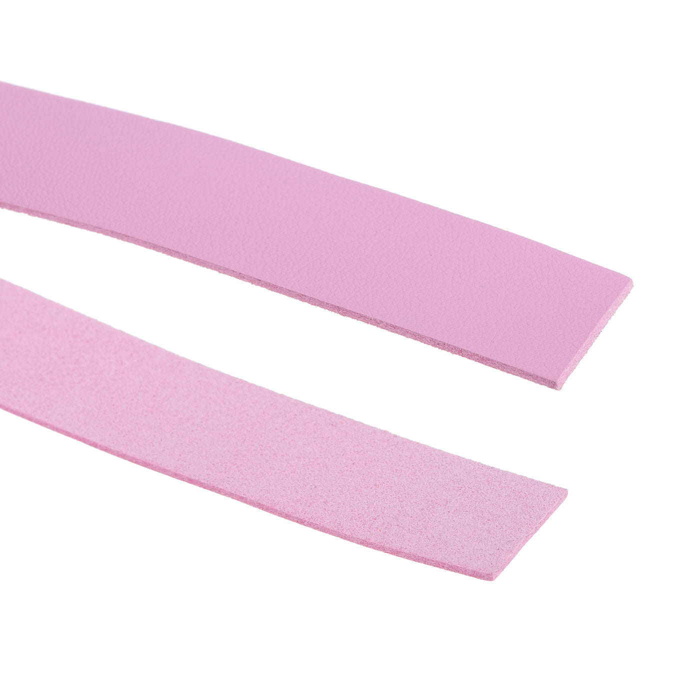 Harfington Leather Straps Strip Belt 2cm(0.8" Width) 100cm(40" Length) Leather Strips String Light Pink for DIY Craft, Jewelry, Key Chains, Pack of 2