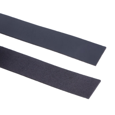 Harfington Leather Straps Strip Belt 2cm(0.8" Width) 100cm(40" Length) Leather Strips String Dark Blue for DIY Craft, Jewelry, Key Chains